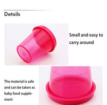 Mini di Plastica Contenitore per Alimenti,Usato per Congelatore Cucina Sicurezza Senza BPA Ermetico Quattro Colori Supplemento di Cibo Scatola di Immagazzinaggio-E