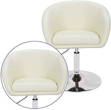 TYT Cuscino Sedia Posto a Sedere Bar Metallo Allungare Casuale Schienale Gruppo Musicale Bracciolo per Bar Bar Soggiorno Cucina Pigro/Weiß / 40×41cm
