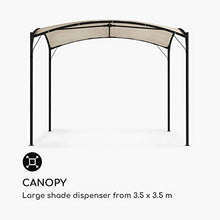 blumfeldt Castello - Tettuccio Parasole per Gazebo, Dimensioni: 350x350cm (LxP), Parasole in Poliestere, Protezione da Raggi UV e Pioggia, Idrorepellente, FlexMood Concept: Tetto Sostituibile, Beige