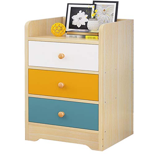 Comodini Decorazione Studio Domestica Camera Addensare Tre pompaggio di Legno Solido Locker Assemblea Corridoio Bagno Soggiorno Storage Box Multifunzione 33X30X59cm MUMUJIN (Color : C)