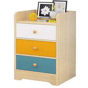 Comodini Decorazione Studio Domestica Camera Addensare Tre pompaggio di Legno Solido Locker Assemblea Corridoio Bagno Soggiorno Storage Box Multifunzione 33X30X59cm MUMUJIN (Color : C)