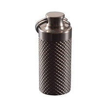 HEALLILY Portapillole Portachiavi Mini Portapillole in Titanio Portapillole Portatile Custodia per Medicinali per Borsa da Viaggio All'aperto per Interni