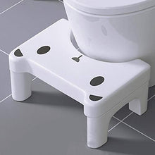 LZL Sgabello WC Sgabello Toilette vasino vasto Vaso Sgabello di aiuti Squat Sgabello adeguato Postura igienica per la Salute Vasino Tozzo (Color : White, Dimensione : Conventional)