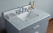 RUBEZA - Vanità da bagno Symyrna 900 mm, colore: Bianco