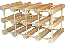 PZW Portabottiglie Semplice e Creativo, Portabottiglie Portabottiglie in Legno Portabottiglie, Legno Massello, 53,5 * 26 * 23,5 cm