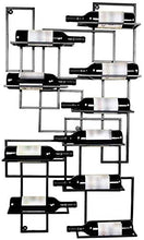 LLT Wine Rack, Cremagliera Della Decorazione Della Parete Della Novità, Wine Rack Mensola Di Vetro Wall Hanging Metallo Creativo Lattice Vino Cremagliera Di Esposizione Della Decorazione per Ristoran