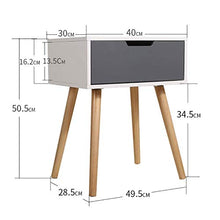 KAISIMYS Tavolino da caffè, Comodino Semplice in Stile Nordico/Comodino per Camera da Letto Semplice/Comodino per Divano/Tavolo angolare/tavolino Quadrato