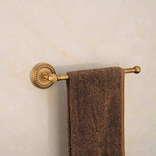 MGWA Antico Europeo Portasciugamani Portasciugamani Antico Bagno Hardware Ciondolo Pendente Bagno in Rame Antico Palo Unico