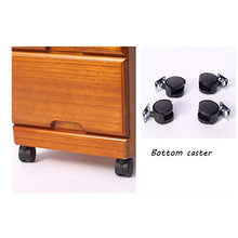 TXXM, cassettiera con cuciture e cassetti, in legno massello, per bagno, cucina, colore: ciliegio, dimensioni: 30 cm