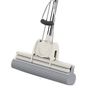 SSAYY Spray Mop Mop di Plastica Multiuso in Cotone in Acciaio Inossidabile Rullo di Spremitura Lavaggio A Mano Senza Acqua Mop per Pulizia del Pavimento