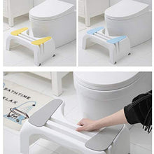Sgabello per WC, Sgabello per WC con Gradino per Bambino e Adulto, Aiuto per Edificio Occupato Antiscivolo | Sgabello Mobile con Slot per Scheda Mobile, per Donne in Gravidanza/Anziani,Blu
