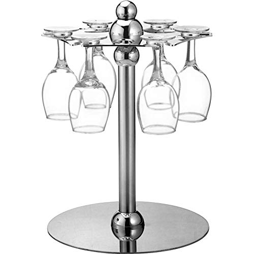 Wine Glass Rack Chrome Tone Metallo Forte E Robusto Wine Glass Supporto del Basamento per Kitchen Ba