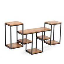 LDM Mensole galleggianti, Mensole galleggianti Mensole Decorative in Stile retrò, Espositore portaoggetti, Portabottiglie per Vino in Legno massello Portabottiglie per Vino per Soggiorno