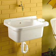 LAVABO LAVANDINO RESINA ANTIURTO ESTERNO LAVATOIO BAGNO nuovo casa FRA 416135