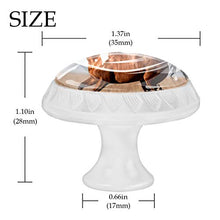 Cavallo marrone 4 PCS Pomelli per Porta, Pomolo per Mobile, Pomelli per Mobili con Viti, Maniglia per Armadietto, Pomelli per Porta, Pomelli per Cassetti per Porta, Armadio, Cassetto e Credenza