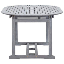 Festnight Tavolo da Giardino in Legno di Acacia 200x100x74 cm Tavolino Pieghevole Richiudibile per Campeggio casa Giardino PIC nic con Foro per Un Ombrellone