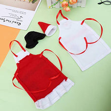 Amosfun Coperchio della Bottiglia di Babbo Natale Pupazzo di Neve Copertura di Bottiglia di Vino di Natale 3pcs con Decorazione della tavola di Cena della Festa del Festival del Cappello