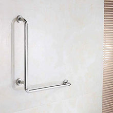 Maniglioni da Bagno Robusto Non Slip Supporto Handicap Grab Bar L Forma Bagno corrimano Antiscivolo Sicurezza corrimano Doccia Balance Bar braccioli Doccia Accessori da Bagno