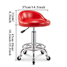 MOye Sgabello Pedicure Manicure Massaggio per CASA Salotto Studio Estetista Massaggi Tatuaggi Tattoo,A