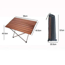 FGDSA Tavolini da Giardino Tavolino Pieghevole da Esterno Tavolo da Barbecue Portatile Tavolini da tè/caffè in Alluminio Piccoli per la Decorazione del Giardino (Dimensioni: 685x465 cm)