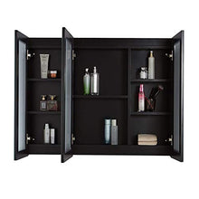 NINAINAI Mirror Cabinet Armadietto Triplo della Porta del Cabinet della Medicina di Alluminio di Alta qualità del Cabinet del Cabinet del Cabinet del gabinetto per Il Bagno Bathroom Furniture
