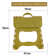Sgabello Pieghevole - WENTS Sgabelli Antiscivolo Abbastanza Robusto e Sicuro può Sostenere Fino a 30 kg Poggiapiedi per Adulti o Bambini per Cucina Bagno