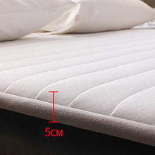 Futon Materasso Topper, Tappetino per Dormire Pieghevole Antiscivolo in Cotone Tatami,Gray,180 * 200cm/71 * 79inch