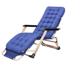 AI LI WEI SHUAIIJUAN Sedia per Il Tempo Libero Domestico Outdoor Garden Sdraio reclinabile sedie Pieghevoli Prato Sdraio sedie a Sdraio for Beach Patio Camping Max.200kg capacità - Blu