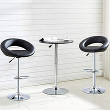 XINGLEI Sgabelli da Bar, seggiolone con Schienale Ben Imbottito, Dotato di Funzione di Rotazione Regolabile in Altezza e 360 ° Sgabelli da Bar per la Colazione (Color : Beige, Size : 60~80cm)