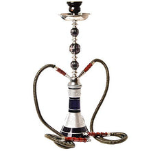 GSYH Creativo Shisha, 53CM Arabo Narghilè Gran Fumo 2 Tubo Fumo Tubo di Acqua per Il Partito Family Dining,Nero