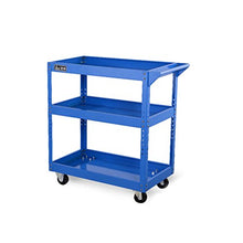 ChangDe Scaffale CHDE Carrello - Carrello di ricambi Multifunzione a 3 Strati Carrello Mobile di Riparazione per Auto Carrello degli Attrezzi (Color : Blue, Size : 73 * 36 * 78cm)