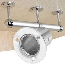 Supporto per flangia per asta, 10 pezzi in acciaio inossidabile 25 mm con flangia in tessuto per presa per asta Supporto per tubo con flangia addensata