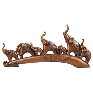 LSXUE Sette Piccolo Elefante Soggiorno Mobile TV Vino Armadietto Resina Ingresso Artigianato Arredi (Size : 565 * 100 * 270MM)