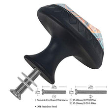 Fiore Africa 4 PCS Pomelli per Porta, Pomolo per Mobile, Pomelli per Mobili con Viti, Maniglia per Armadietto, Pomelli per Porta, Pomelli per Cassetti per Porta, Armadio, Cassetto e Credenza