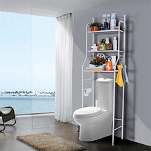 Zjcpow Scaffale sopra La Toilette Scaffale A 3 Livelli sopra WC/Bagno/Lavanderia/Scaffale per Lavatrice WC