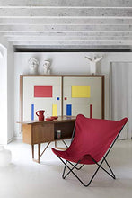 LAFUMA Pop Up XL Sdraio Tripolina Telaio Nero Tela Rosso Garance