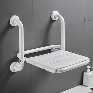 BAIHAO Sgabello da Bagno Pieghevole Sedile WC a Parete Doccia per Uso Domestico Panca da Bagno Scarpe Poggiapiedi Sicurezza per Anziani Sgabello da Bagno Antiscivolo