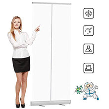 LHDQ 80 Centimetri * 200cm Pop Up di plastica divisore, Protettivo Sneeze Shield Libera Portatile rotola in su, Separè da Pavimento