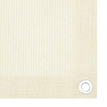 Tidyard Frangivista Schermi Divisori e Protettivi per Balconi 75 x 500 cm HDPE, con Funzione di Protezione UV,Crema