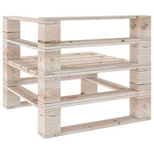 FAMIROSA Divano Angolare da Giardino su Pallet Legno di Pino Impregnato