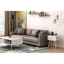 Comodino di pompaggio Studio Corridoio dell'Assemblea Addensare Locker Pratico Bagno Solido della Famiglia di Legno Camera da Letto Soggiorno Multifunzione in Bianco 40X30X48.5cm FANJIANI