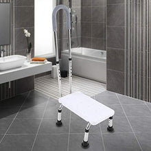 Ausla Sgabello Antiscivolo da Bagno, Sedia da Doccia, Antiscivolo, Regolabile in Altezza, per Persone anziane, per Bagno, Cucina, 78 x 95 cm