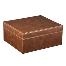 Cigar Humidor, Pelle Shell Portatile Cigar Humidor Umidificatore Legno di Cedro può Contenere Circa 50-70 (264 * 226 * 118Mm)