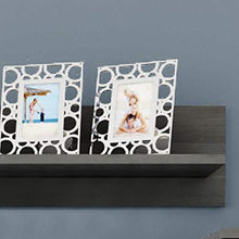 Homeface Esprit VA-02 - Set da 4 pezzi con parte frontale: melammina laccata bianco/corpo: antracite, senza illuminazione a LED, senza decorazione