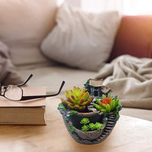 Tixiyu - Vaso creativo per piante grasse e piante grasse da giardino, con decorazione per le vacanze, decorazione per interni e regalo