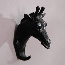 WLLLO Appendiabiti decorativo da parete tridimensionale appeso a parete testa di animale chiave appendiabiti gancio-cervo-bronzo