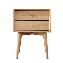 ZFB8B Comodini Nordic all-Solido Legno Comodino Rovere Comodino in Stile Giapponese Camera Locker Due cassetti Vendite dirette della Fabbrica 1PCS