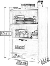 AIYIXUE Utile Archiviazione Comodino Comodino Cassetto Indipendente Risparmia Spazio Residenziale Camera Da Letto Storage 50X30X80Cm Tavolino