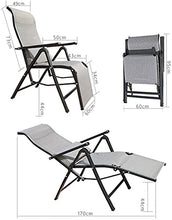 Zero Gravity Lounge Sedia Reclinabile Regolabile per Spiaggia da Esterno Piscina Piscina Pranzo Pranzo Sedia Lazy Sedia Camping Chair
