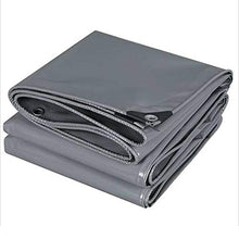MHBGX Teloni, Telone Impermeabile Grigio 0,5 Mm Spessore 580 G Panno Antipioggia All'Aperto Grande Camion Auto Tela Linoleum Tela Oxford Panno Protezione Solare,un,4 M * 10 M